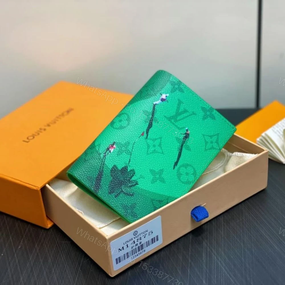 View 3 of Louis Vuitton Passport Cover Golf Green 14Cm M14875