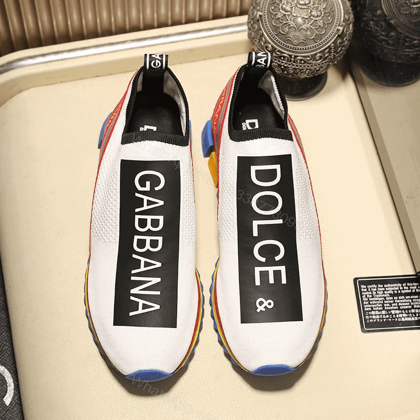 View 6 of DOLCE & GABBANA STRETCH MESH SORRENTO SNEAKERS WITH LOGO – DG45