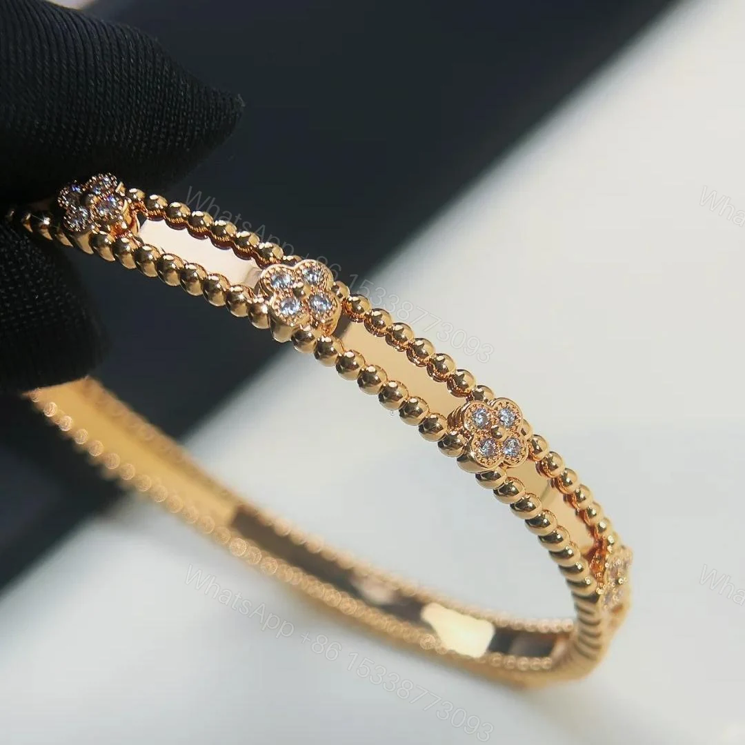 View 4 of VCA Perlée Sweet Clovers Bracelet