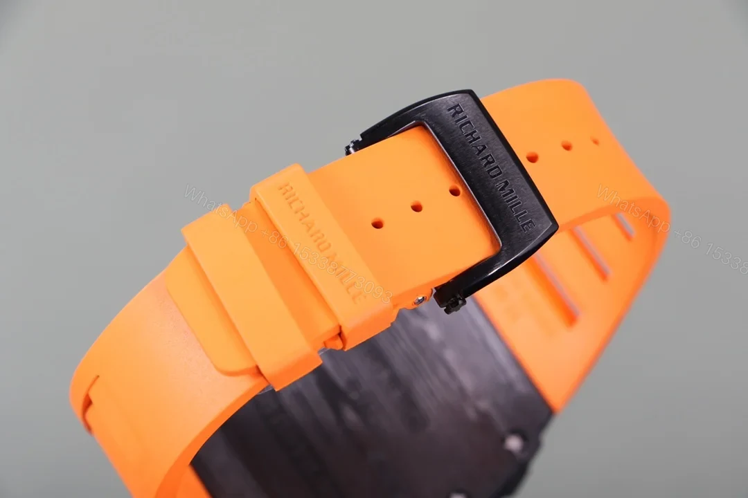 View 8 of Richard Mille RM35-01 NTPT Carbon Fiber RMUL3 Orange Strap Watch RM35-01-NTPT-ORANGE