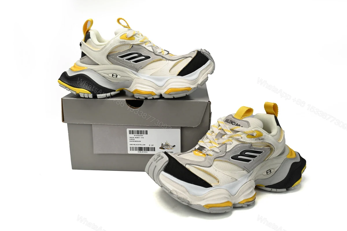 View 2 of Balenciaga CARGO Sneaker White yellow silver 784339-W2MV1-1170