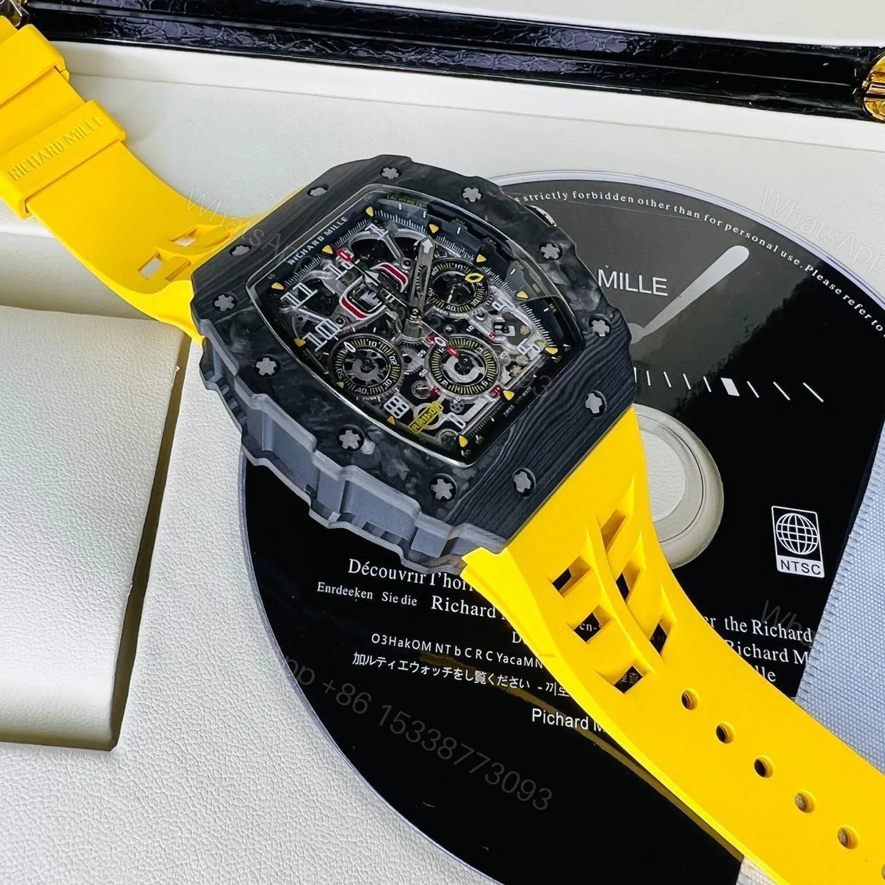 View 2 of Richard Mille RM 11-04 Mancini Carbon TPT