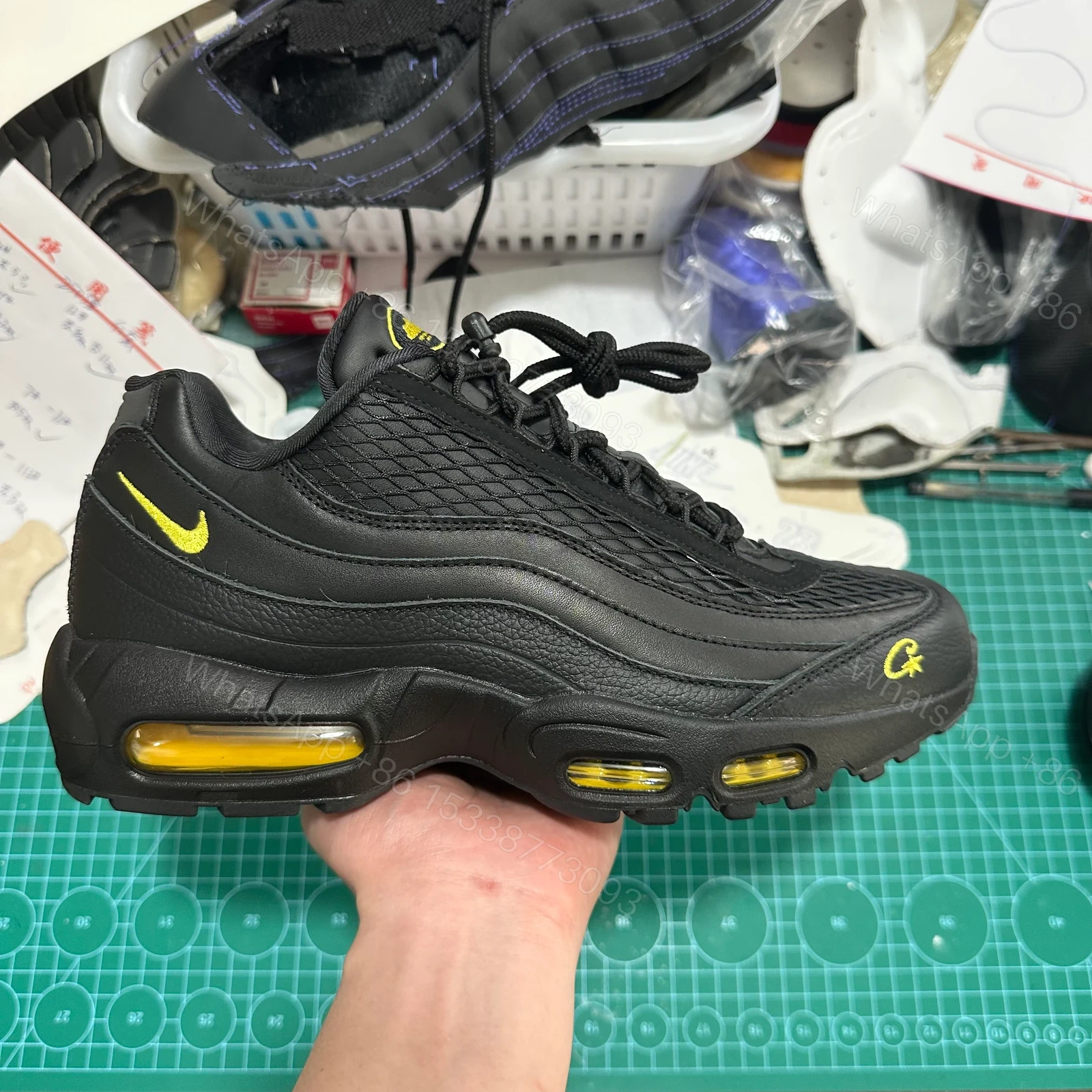 View 2 of Nike Air Max 95 Corteiz Honey Black