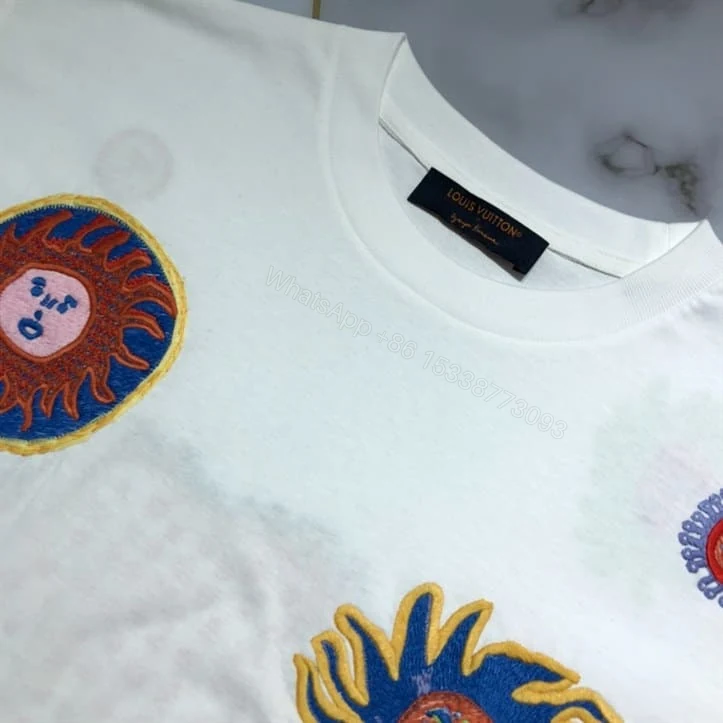 View 7 of LV x YK EMBROIDERED FACES T-SHIRT – LV17
