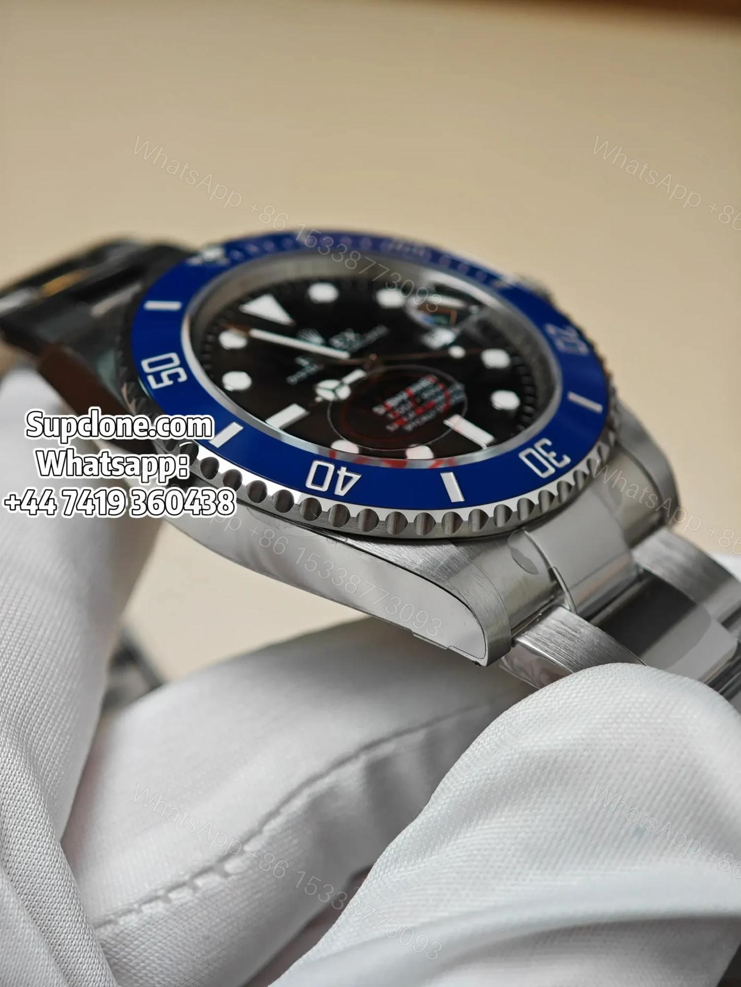 View 4 of Rolex Submariner 126619LB Super Clone – Blue Bezel “Cookie Monster”