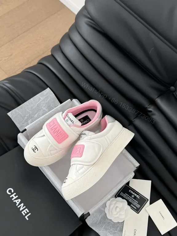 View 8 of Chanel-Inspired Kidsâ€TM Spark Step Sneakers: Luxe Everyday Glam
