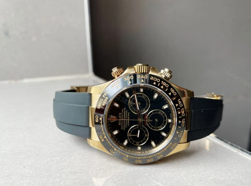 View 5 of Clean factory 1:1 Rolex Daytona Best Edition 904L Steel Black Dial A4130