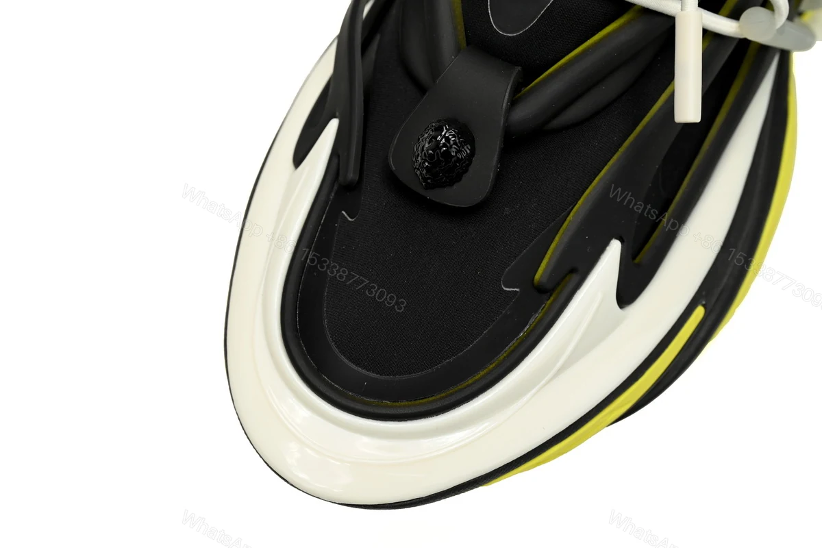 View 6 of BALMAIN Multikolor Buty sportowe Black And Yellow YM1VJ309