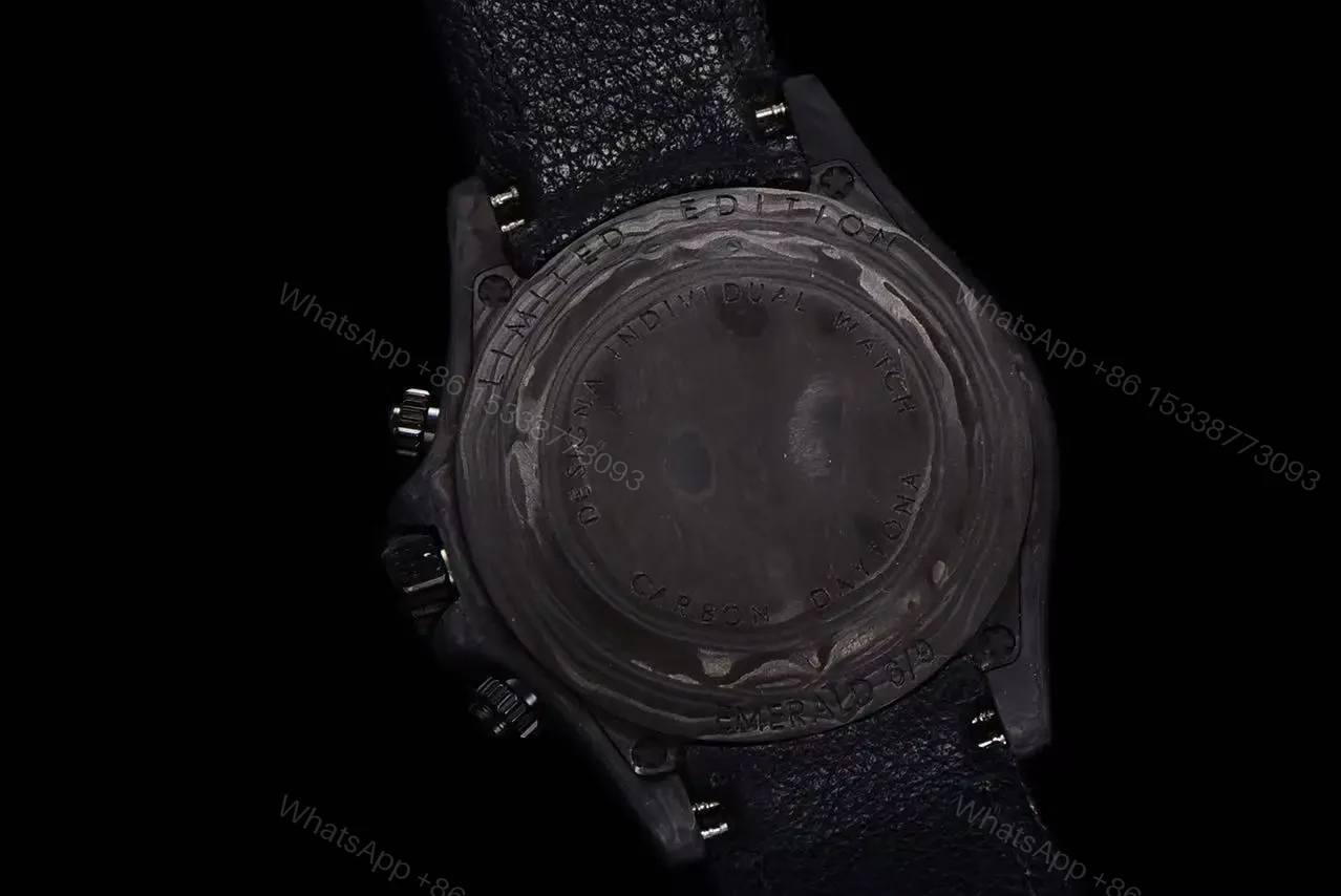 View 3 of Replica DiW Rolex Daytona Black & Gold Carbon