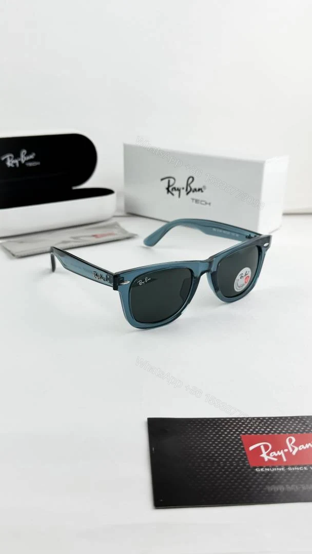 View 4 of First Copy Ray-Ban Blue Jelly 2140 Sunglasses UV Protected Premium Quality