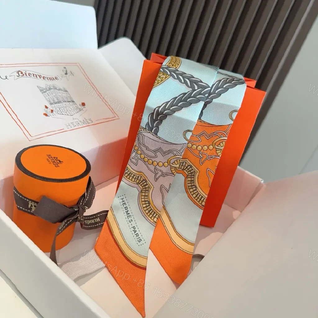 View 6 of Colorful Silk Scarf & Round Accessory Set: Luxe Patterned Trio