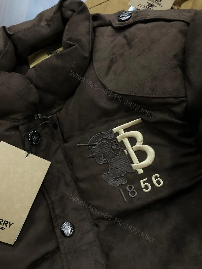 View 3 of FIRST COPY BURBERRY IMPORTED PUFFERS SUEDE JACKET