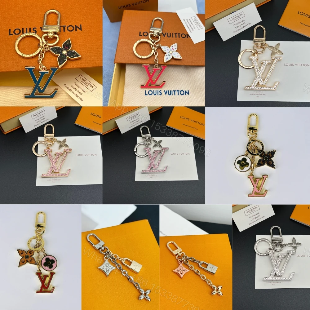 View 2 of Louis Vuitton Lv Logo Bag Charms Key Holder