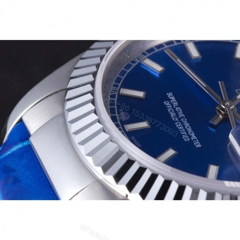 View 8 of Superclone Rolex Day-Date Blue Dial 621490 35 mm