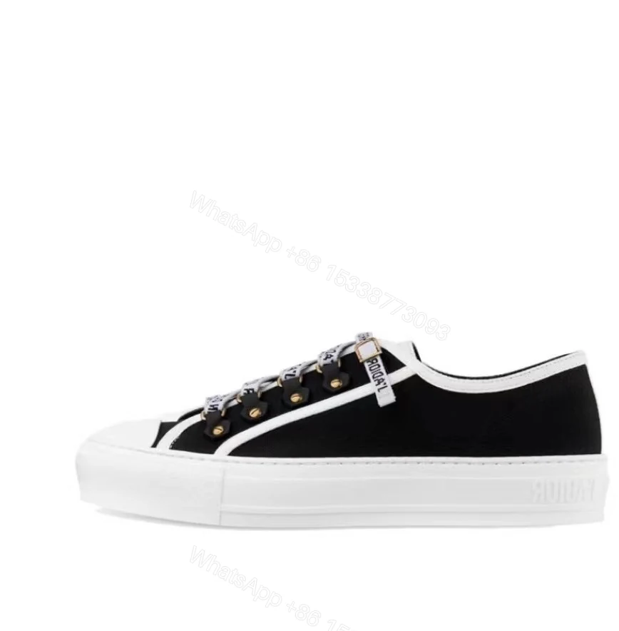 View 5 of Dior Walk'N'Dior Low Top Black Canvas KCK177CVA_S12X