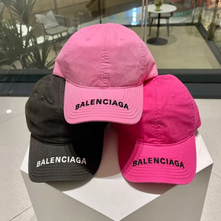 View 2 of Bold Pink Balenciaga-Inspired Cap â€“ Premium Everyday Style