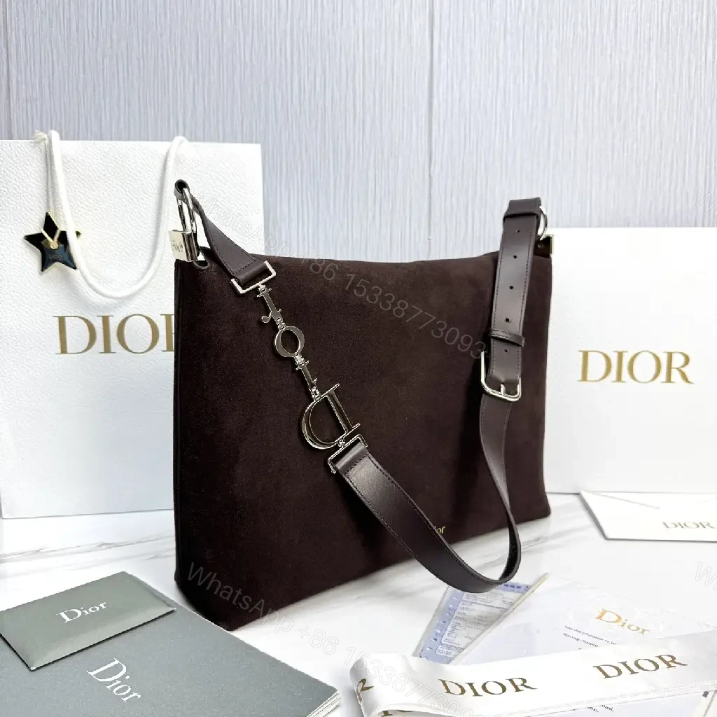 View 6 of Rich Suede Crossbody: Minimalist Hardware, Everyday Luxury
