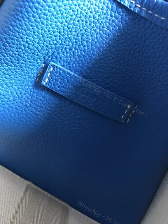 View 4 of Blue Goyard-Inspired Patterned Handbag: Luxe Everyday Tote