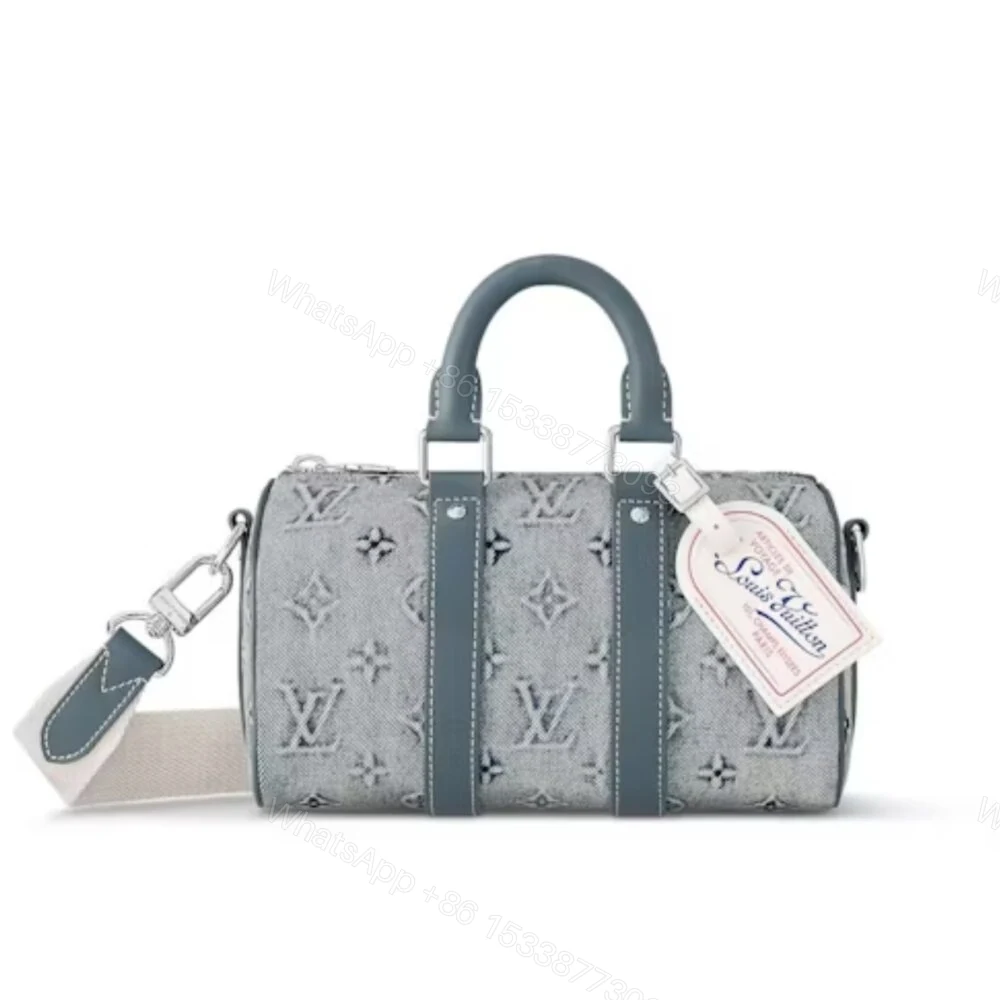 Louis Vuitton Keepall Bandoulière 25 Monogram Washed Denim Canvas 24Cm M22762 — view 1