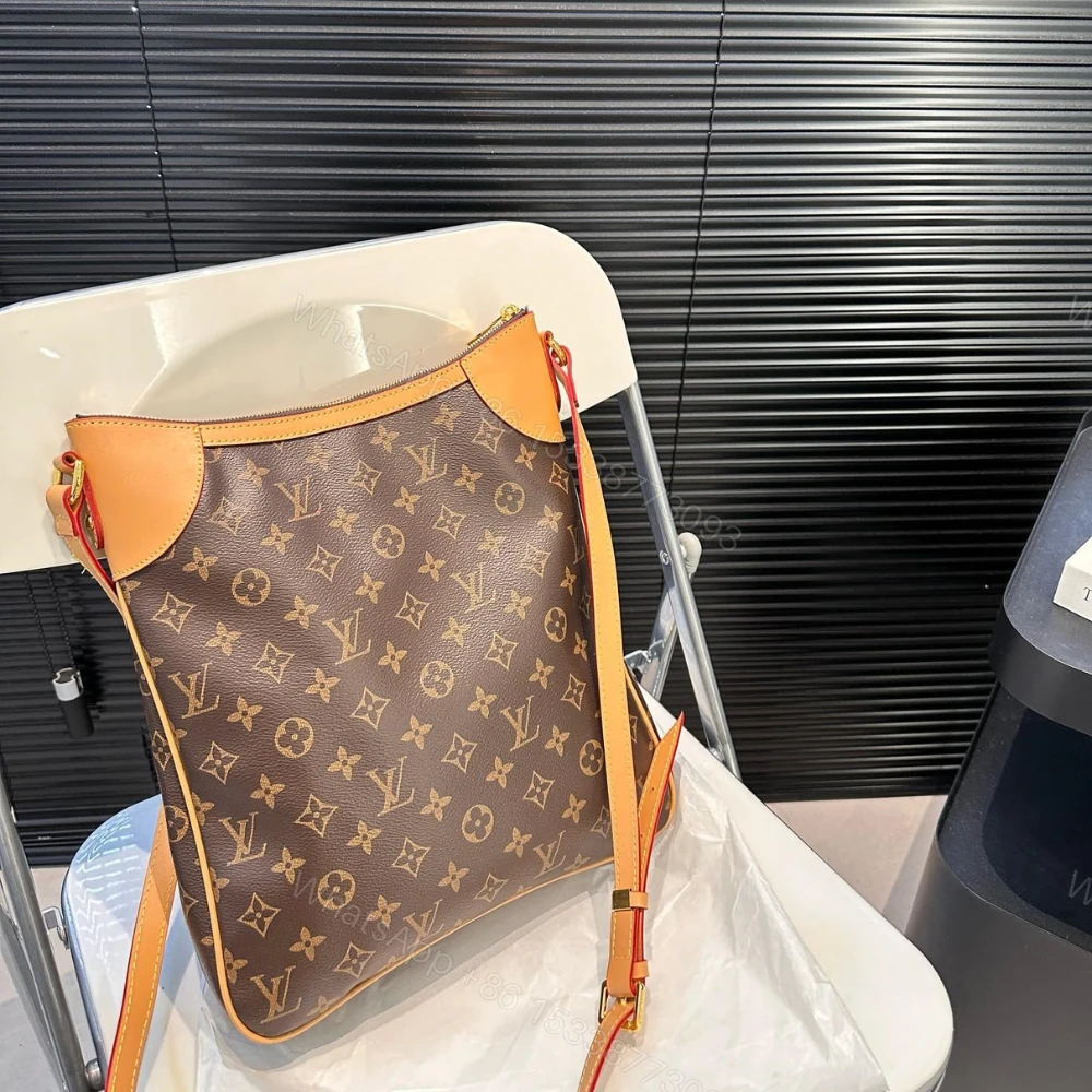 View 10 of LOUIS VUITTON MONOGRAM CANVAS ODEON PM BAG BROWN 29CM