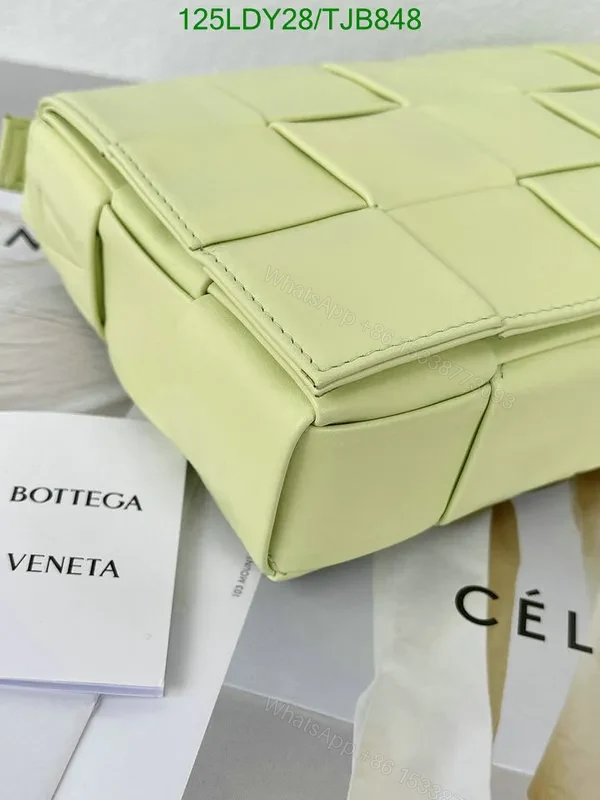 View 73 of Bottega Veneta Premium Nappa Leather Intrecciato Weave Bag with Magnetic Fastening BV9101