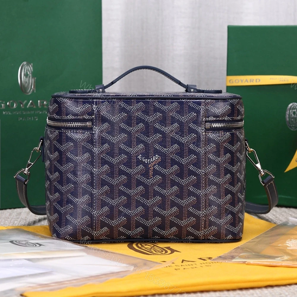 View 2 of 高仿Goyard*Muse系列MUSEVA2單價盒子包深藍免檢版