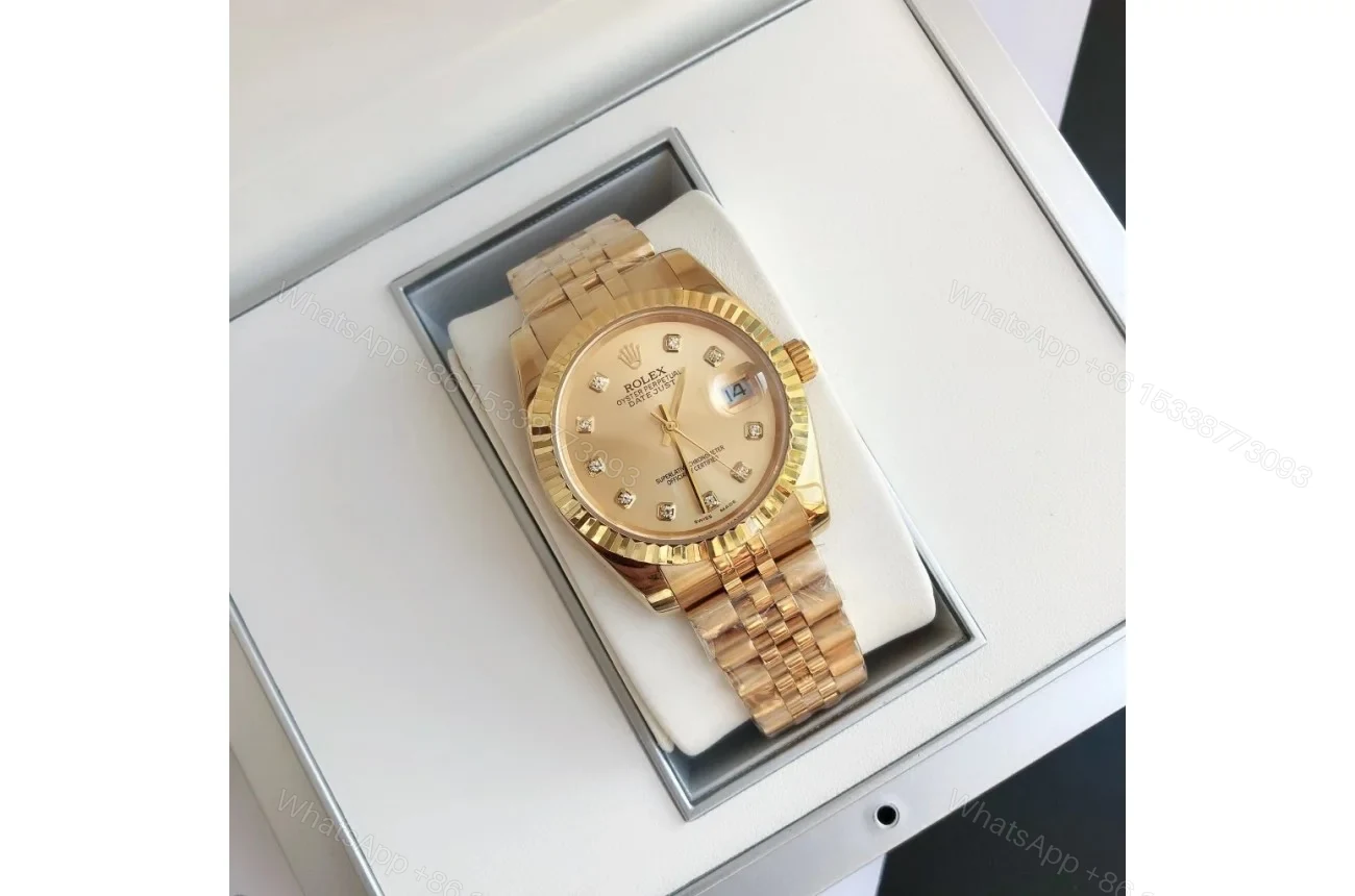 View 3 of Replica Rolex Datejust RG/RG Jub Gold/Dial 36/28 mm
