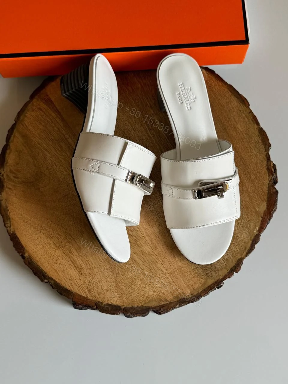 View 3 of Hermes Leather sandal