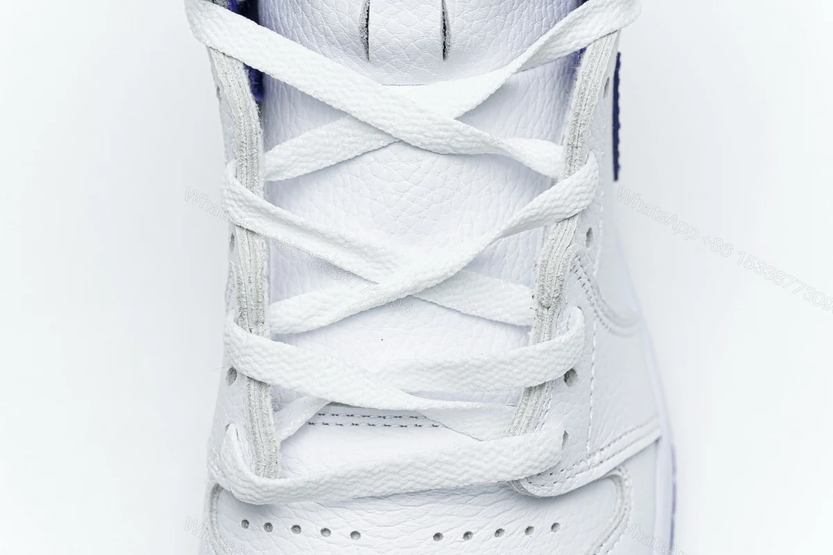 View 8 of Air Jordan 1 Retro High OG White Purple CD0461-151