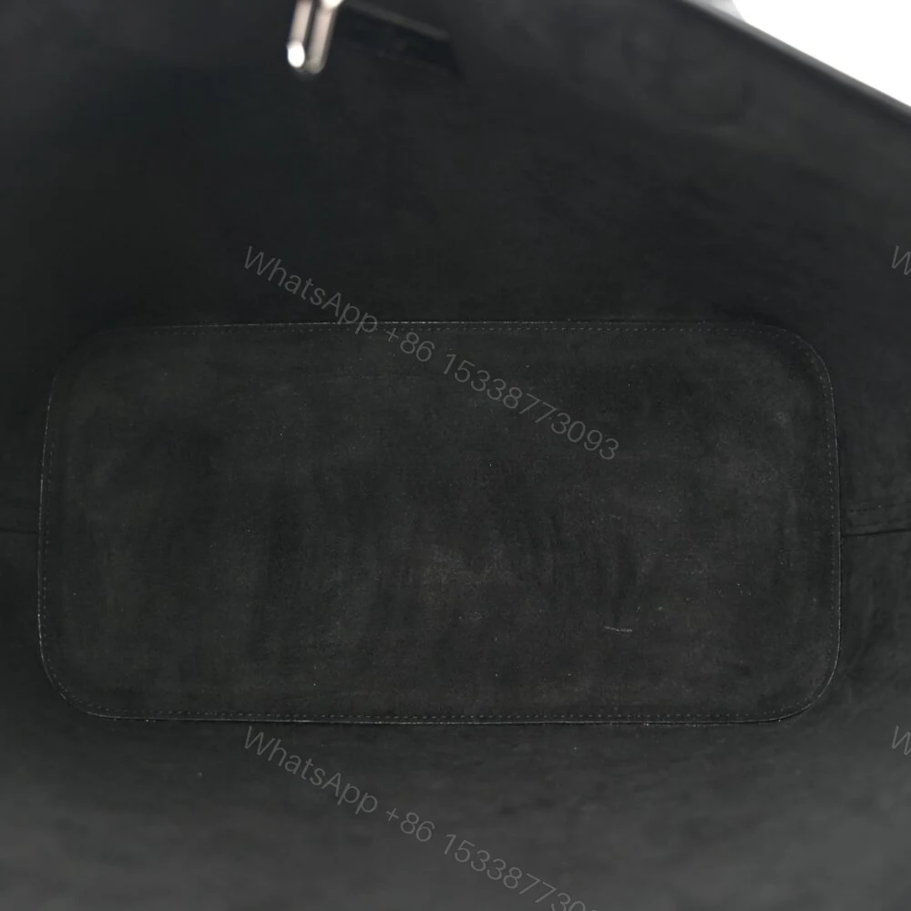 View 4 of Louis Vuitton Neverfull Black MM Silver Hardware 31Cm M11930