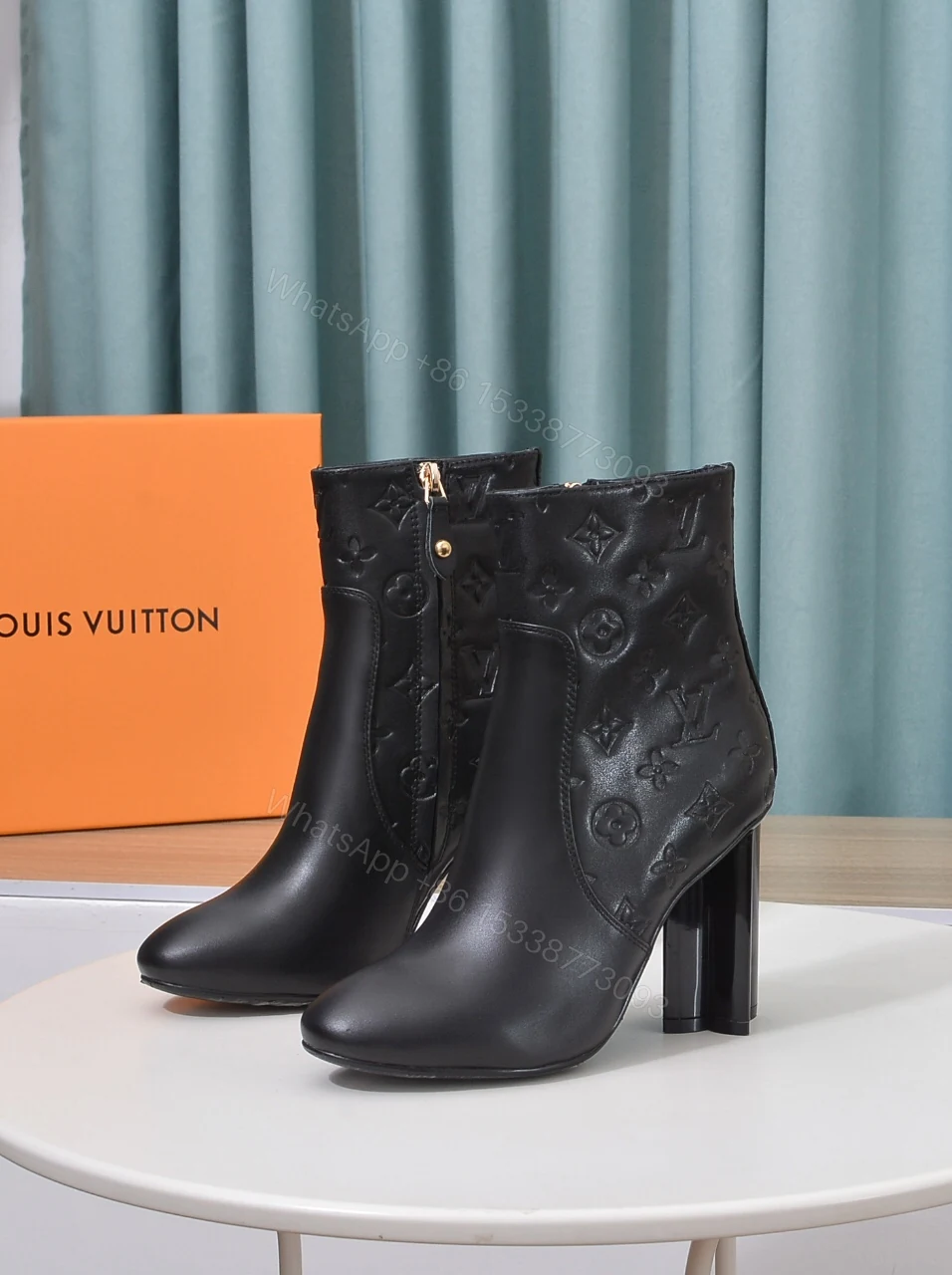 View 4 of LOUIS VUITTON SILHOUETTE ANKLE BOOT BLACK 1ADCLK