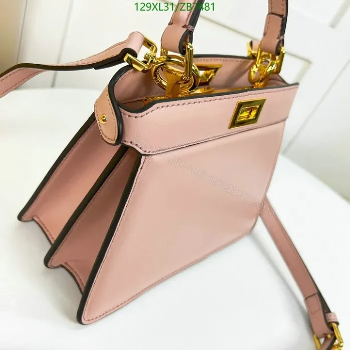 View 25 of Fendi Beige Peekaboo ISeeU Small Bag ZB7481
