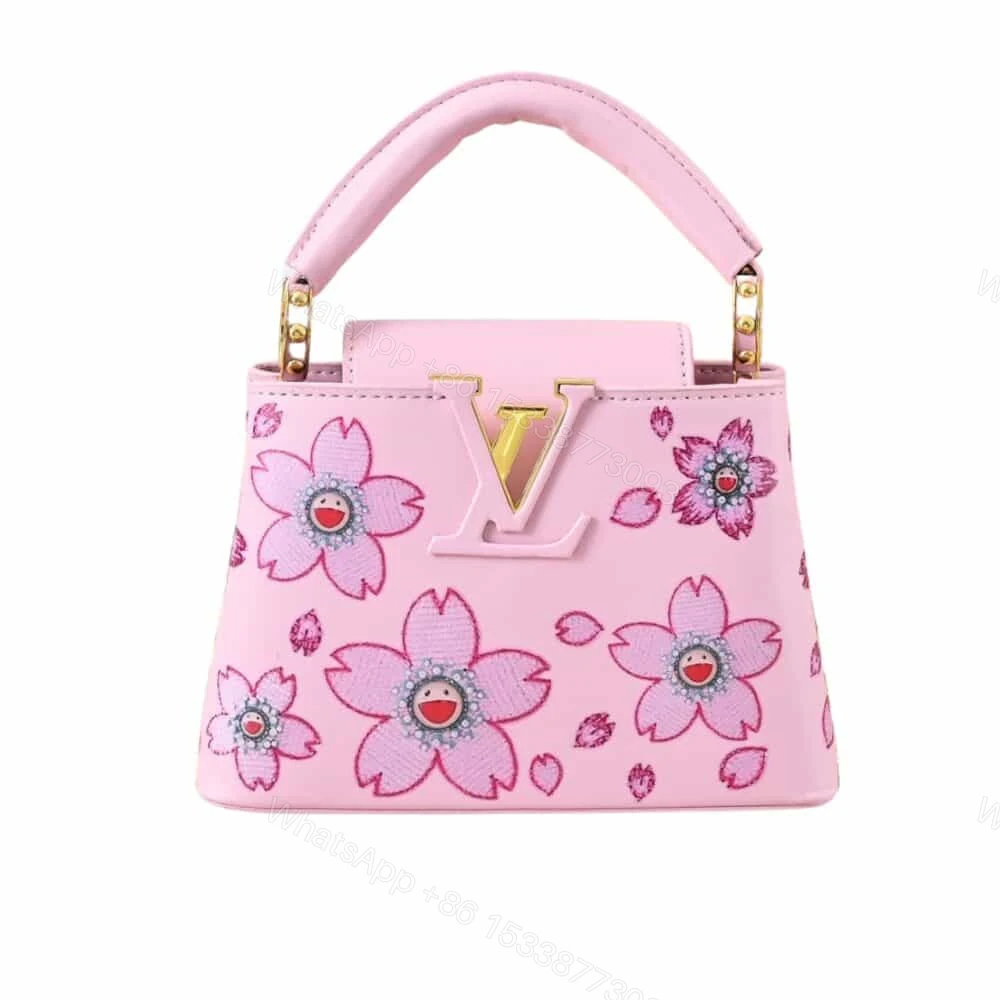Louis Vuitton X Takashi Murakami Capucines Mini Pink 21Cm M13249 — view 1