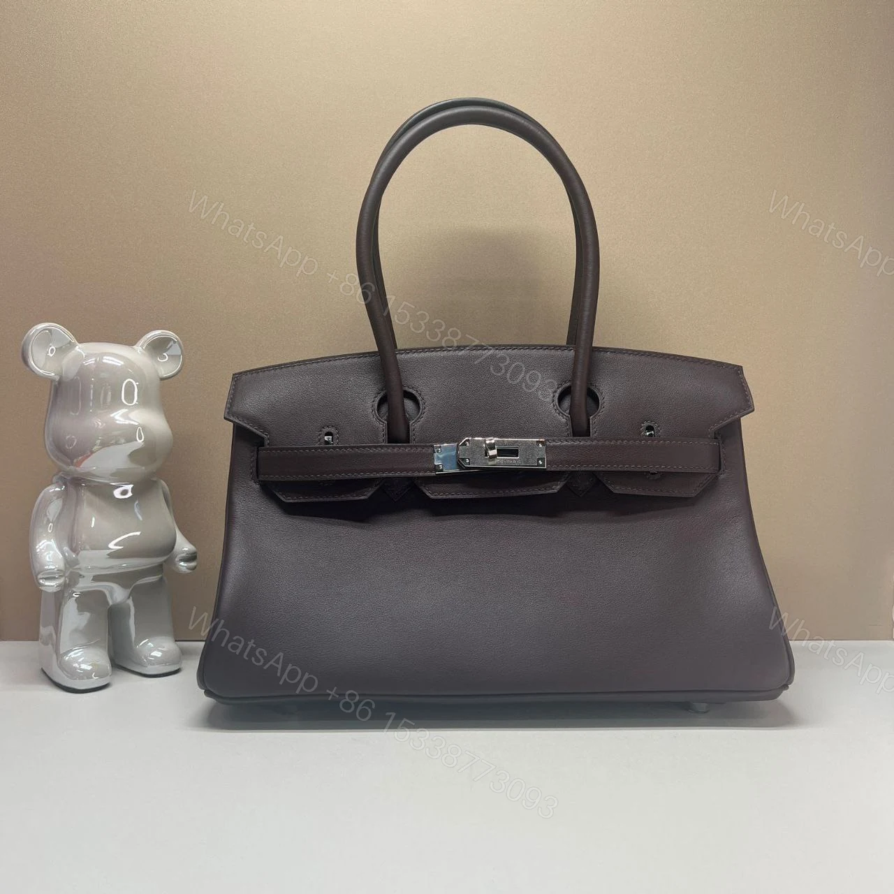 View 3 of Hermes Shoulder Birkin Clemence