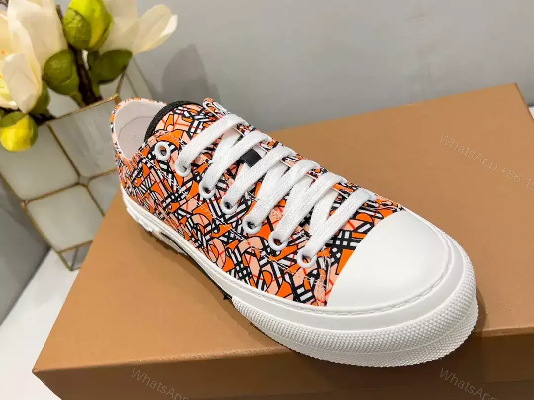 View 4 of BURBERRY CHECK COTTON SNEAKERS – BBR129