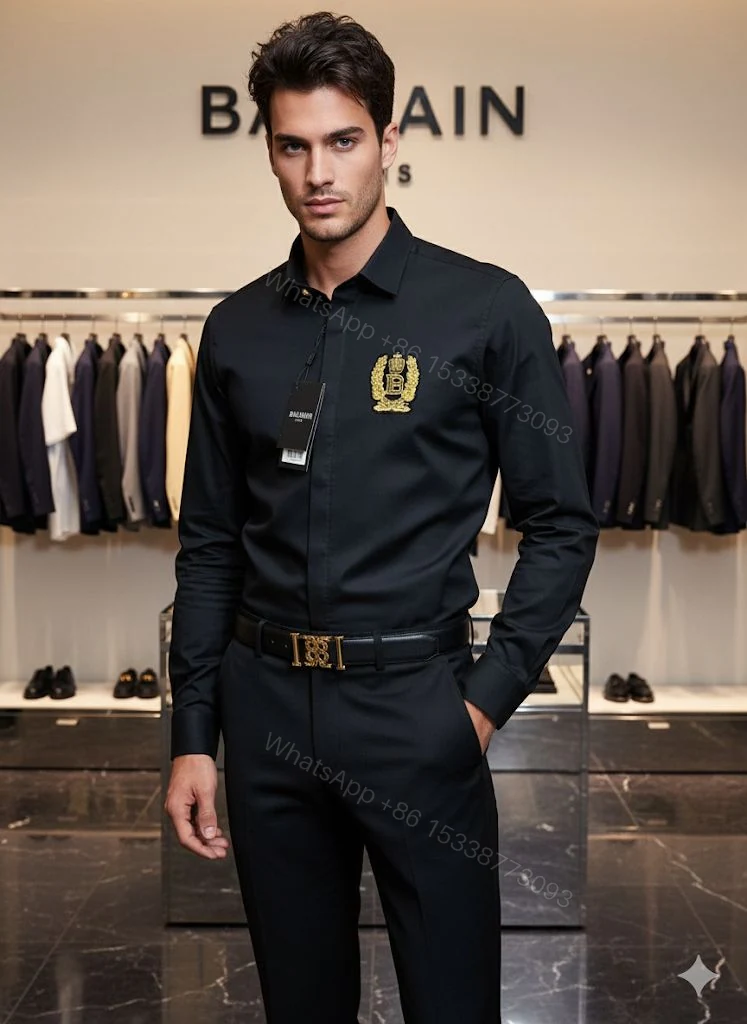 View 14 of First Copy Balmain Paris Club Wear Shirts for Men