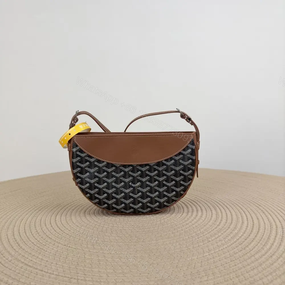 View 2 of 高仿Goyard*01CL03P單肩半月包棕色免檢版