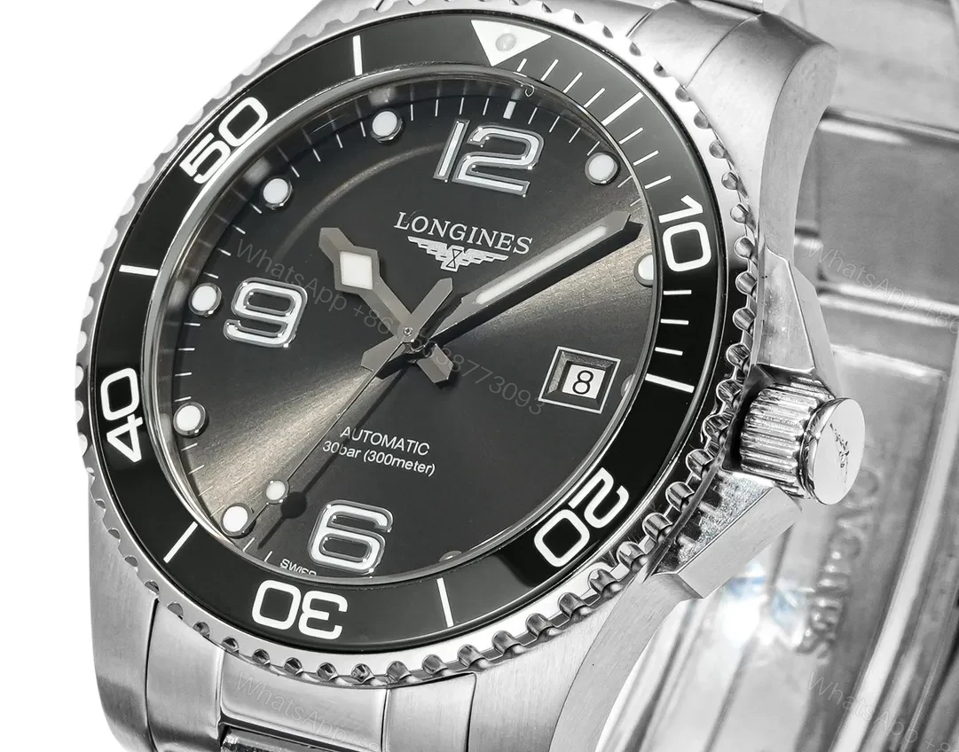 View 3 of Longines Conquest Black Dial Automatic Stainless Steel Watch
