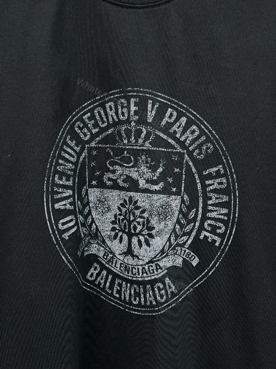 View 9 of Graphic Crest Tee: Oversized Premium Streetwear Shirt