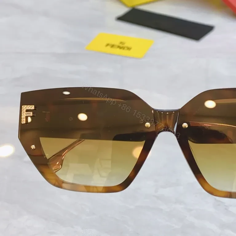 View 4 of Bold Fendi Sunglasses: Architectural, All-Day Comfort