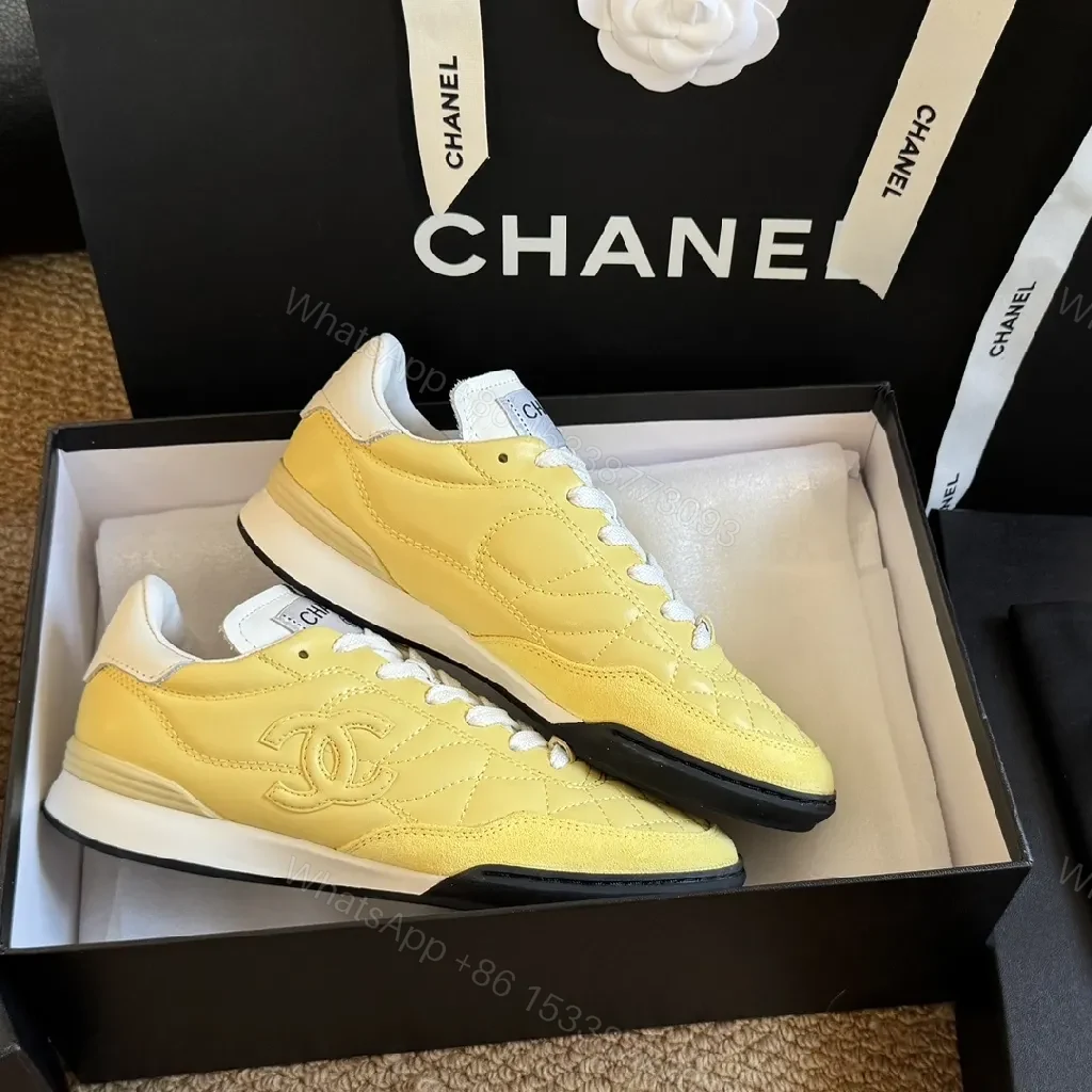View 4 of Sunflower Quilted High-Top Sneakers with Luxury Style
