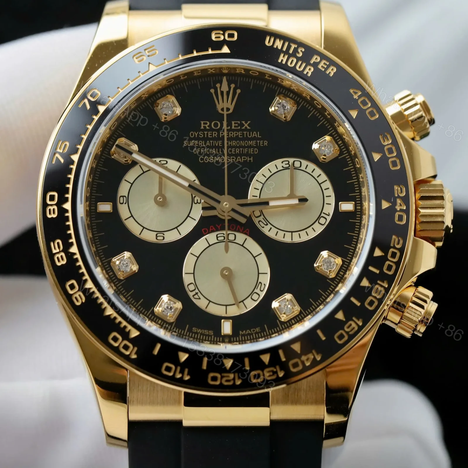 View 6 of Rolex Daytona Black Dial Yellow Gold 126518LN