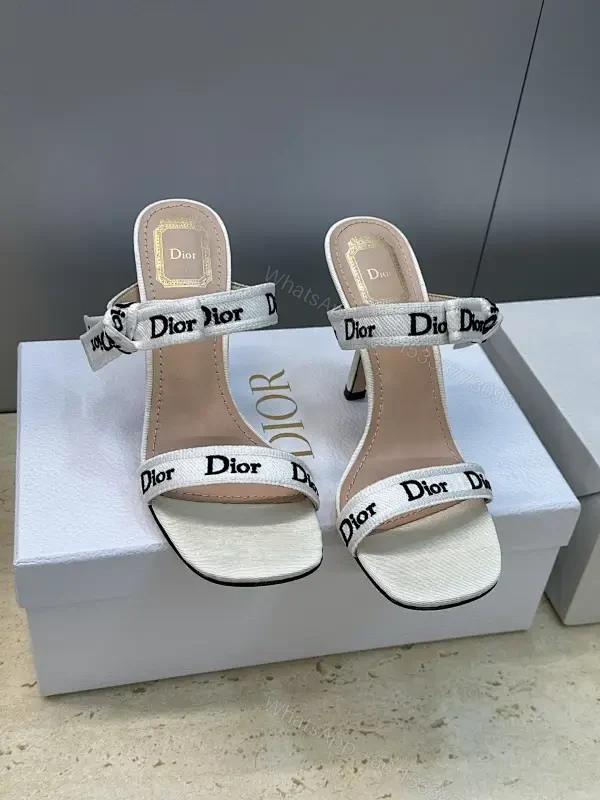 Lightweight Strappy Heels: Open-Toe Slingback Kitten Heel, Couture Style — view 1
