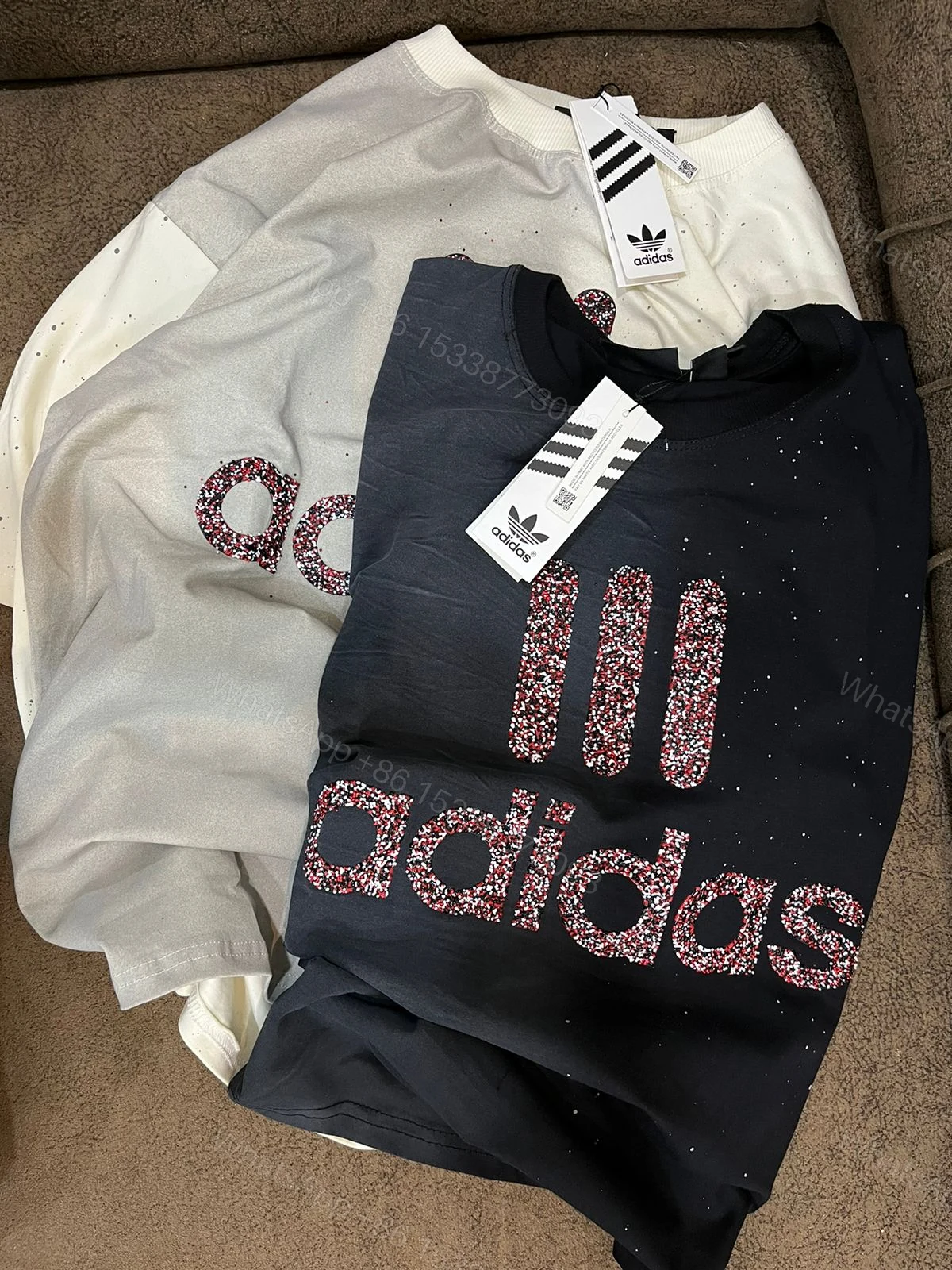 View 5 of First Copy Adidas Drop Shoulder Crew Neck T-Shirt