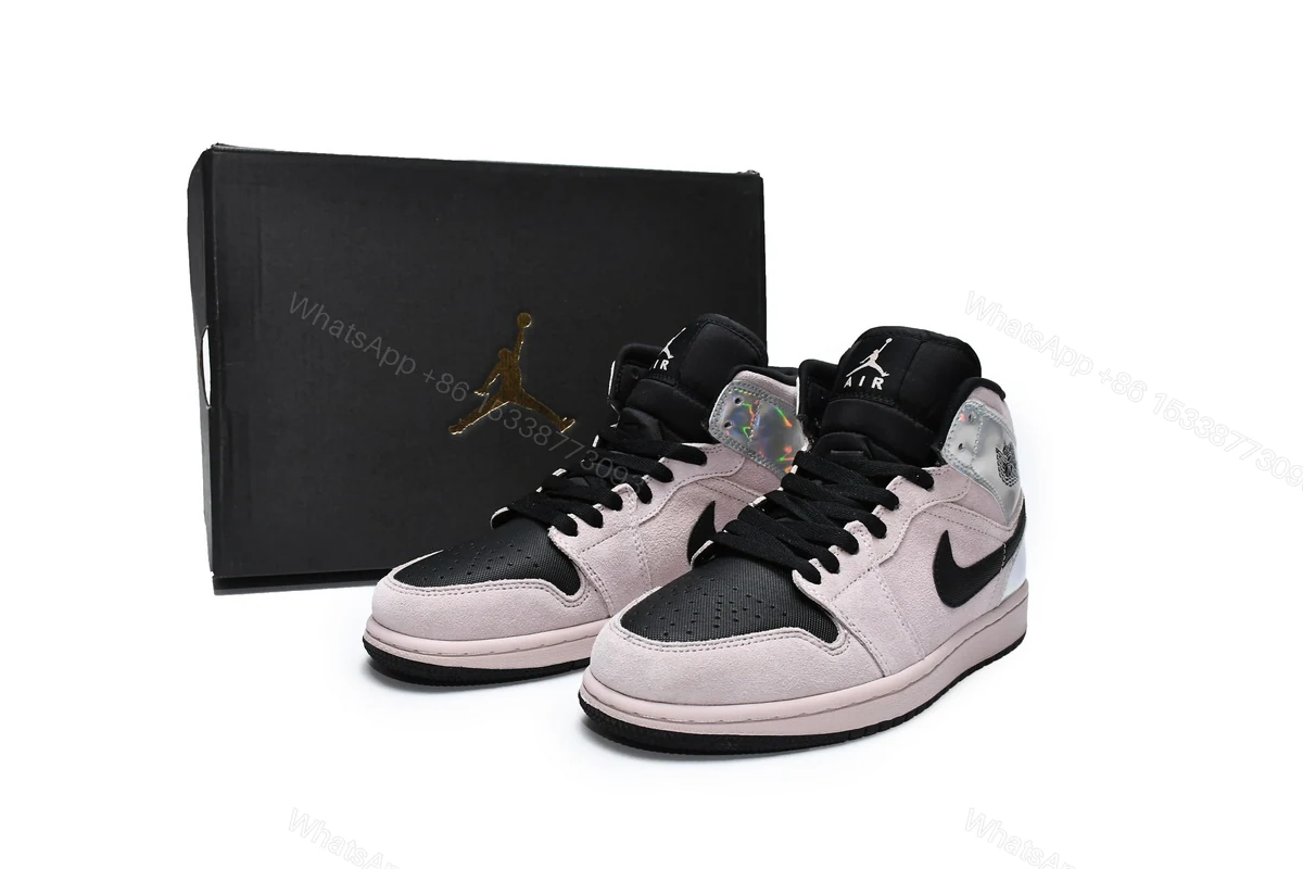 Air Jordan 1 Mid Dirty Powder Iridescent (W) BQ6472-602 — view 2