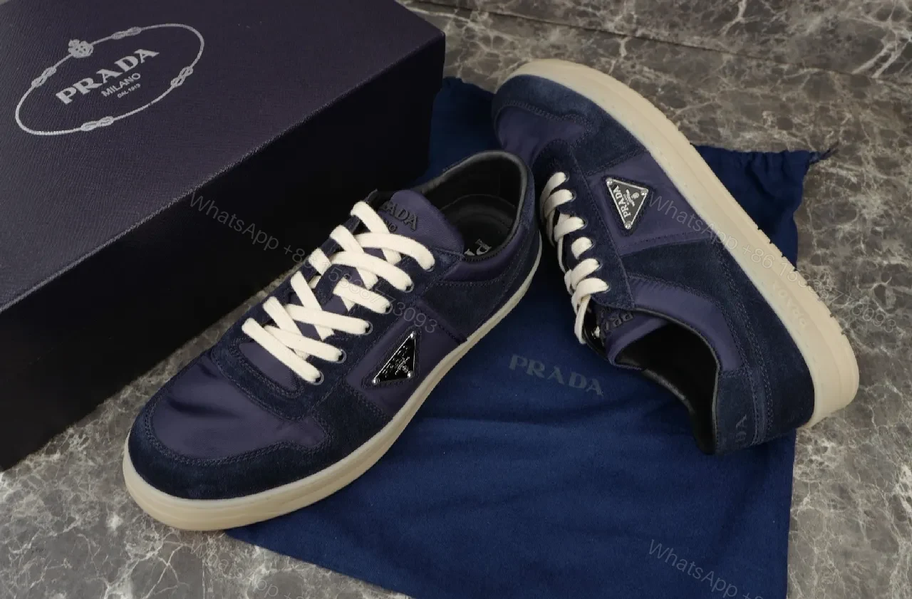 View 6 of Navy Textile Sneaker: Subtle Texture, All-Day Comfort