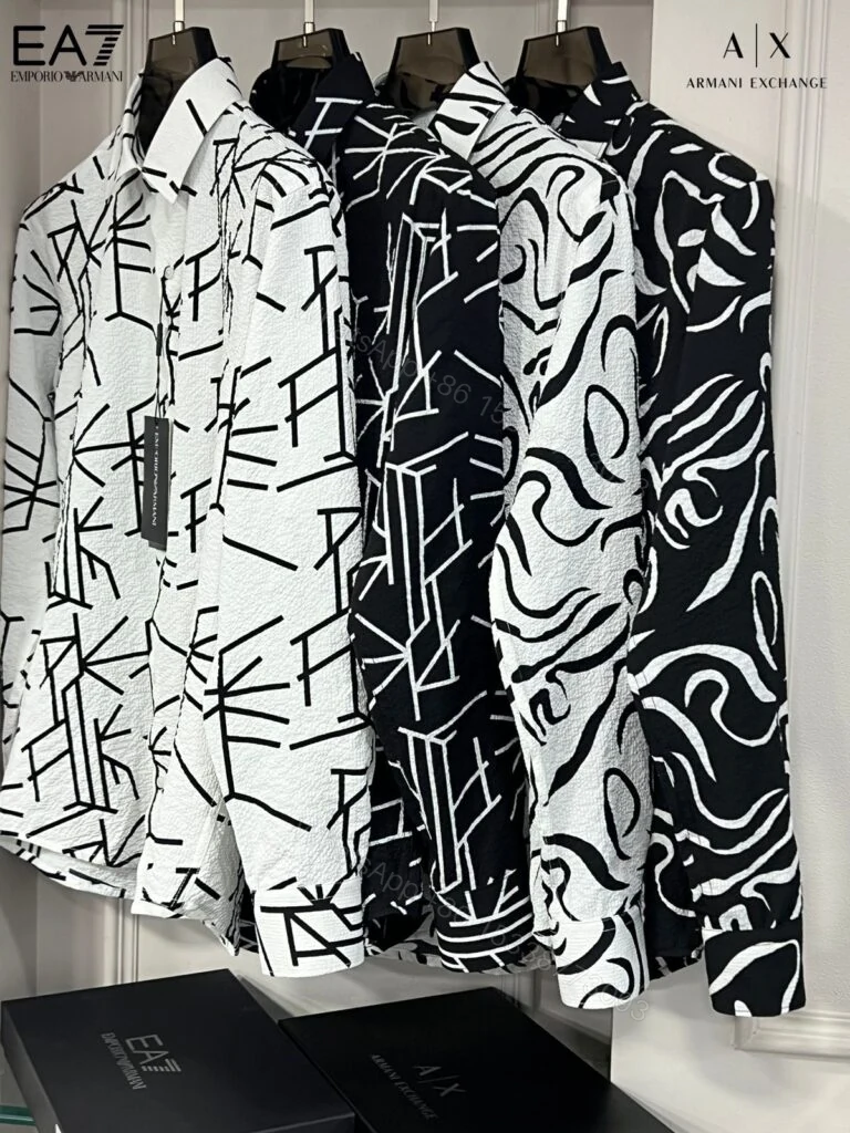 View 2 of BUY FIRST COPY EMPORIO ARMANI PREMIUM ORIGINAL 2025 CHECK SHIRTS