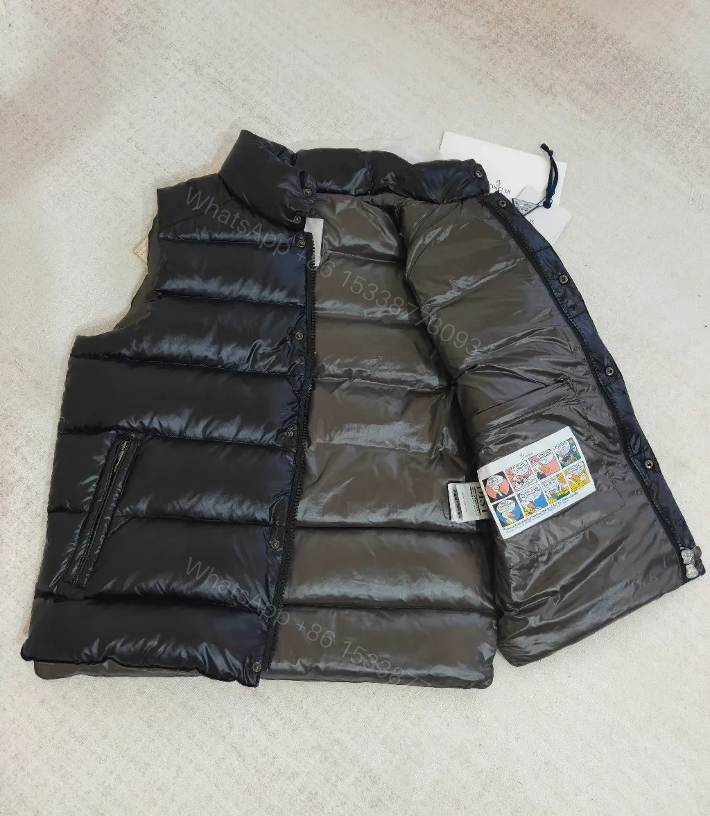 View 4 of Quilted Puffer Vest: Luxe Gloss, Warmth, Lightweight Style