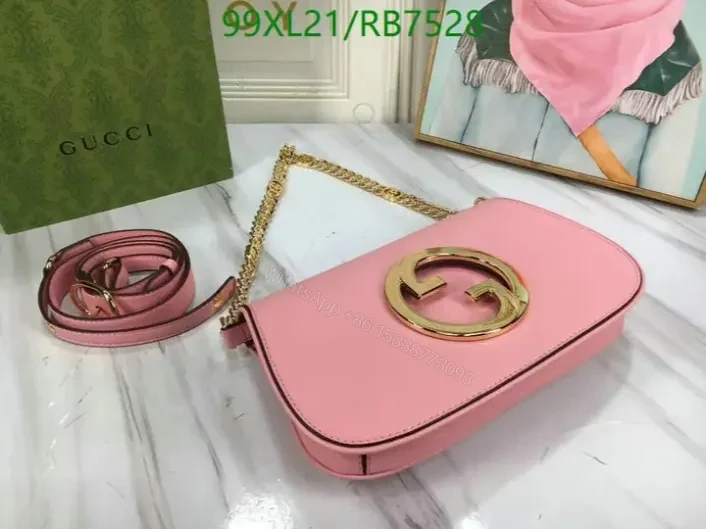View 3 of GUCCI Replica Blondie Mini Pink Bag AAAA+ RB75288