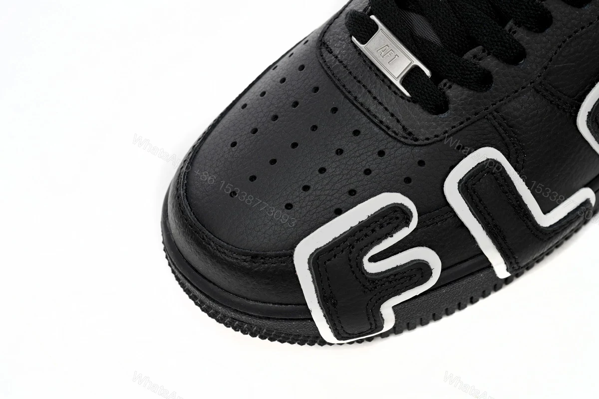 View 5 of CPFM x Nike Air Force 1 All Black DC4457-001(2020)